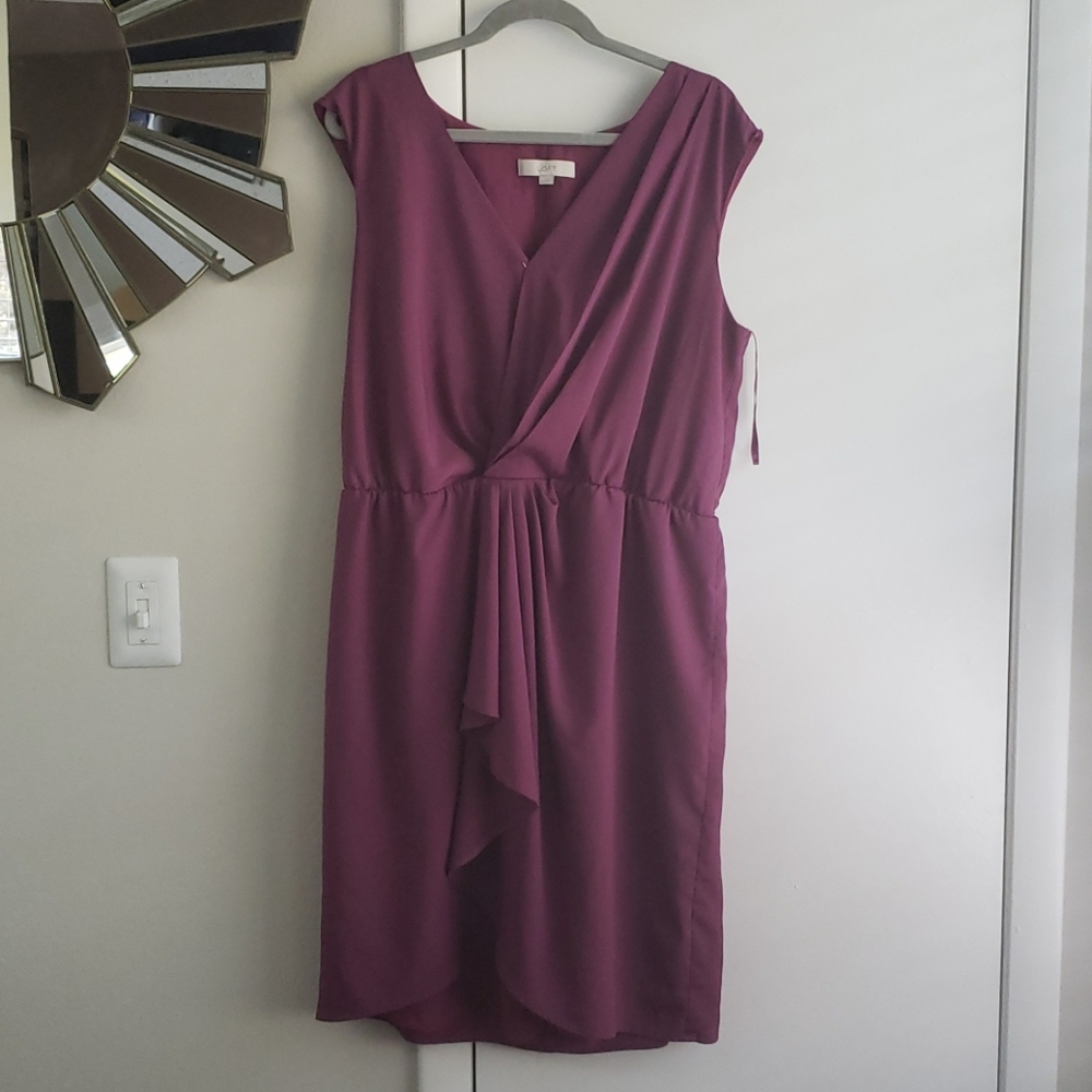 Drapey LOFT Surplice Dress